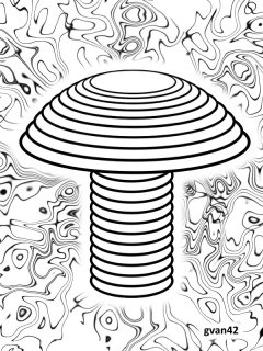 Free Coloring Book Art by gvan42 - Feel Free to Print this Image and Color Using Felt Pens or Pencils - HAVE FUN!