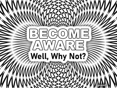 Free Coloring Book Art by gvan42 - Become Aware