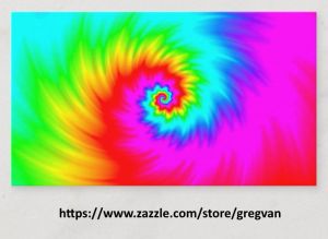 Rainbow Spiral Business Card by zazzle gregvan